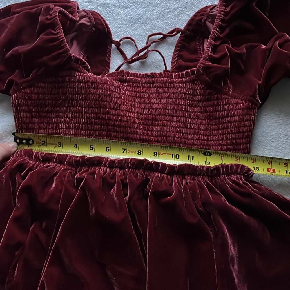 Free People Velvet Mini Dress - Picture 6 of 8